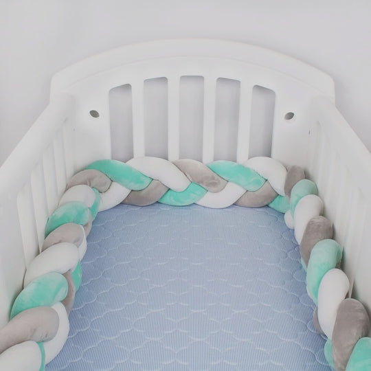 Baby Crib/Cot Braided Bumper Small