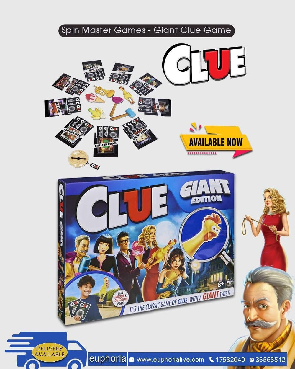 Clue Giant Edition 0118Y-5