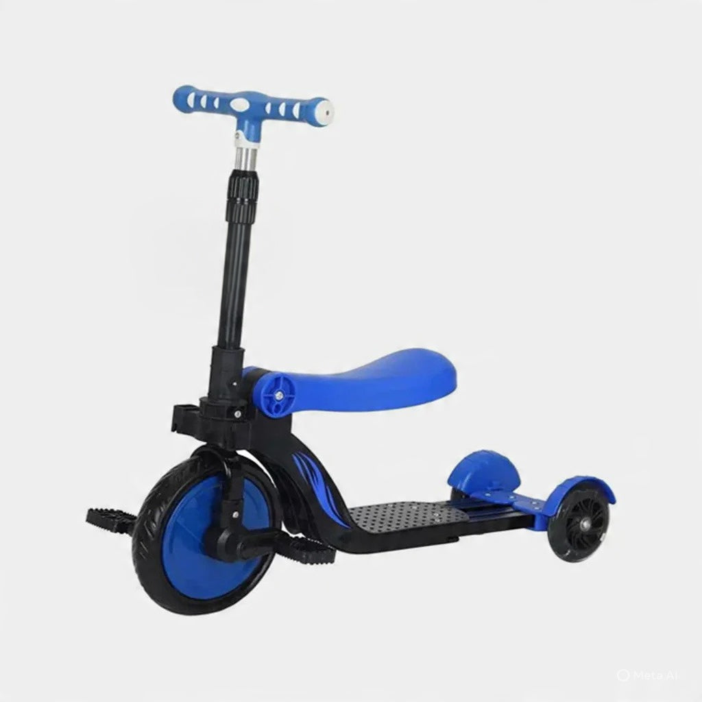 3 in 1 Multi-Functional Tricycle – Balance Wheel Scooter