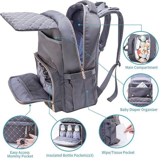 Multi-Function Travel Diaper Bag/Backpack