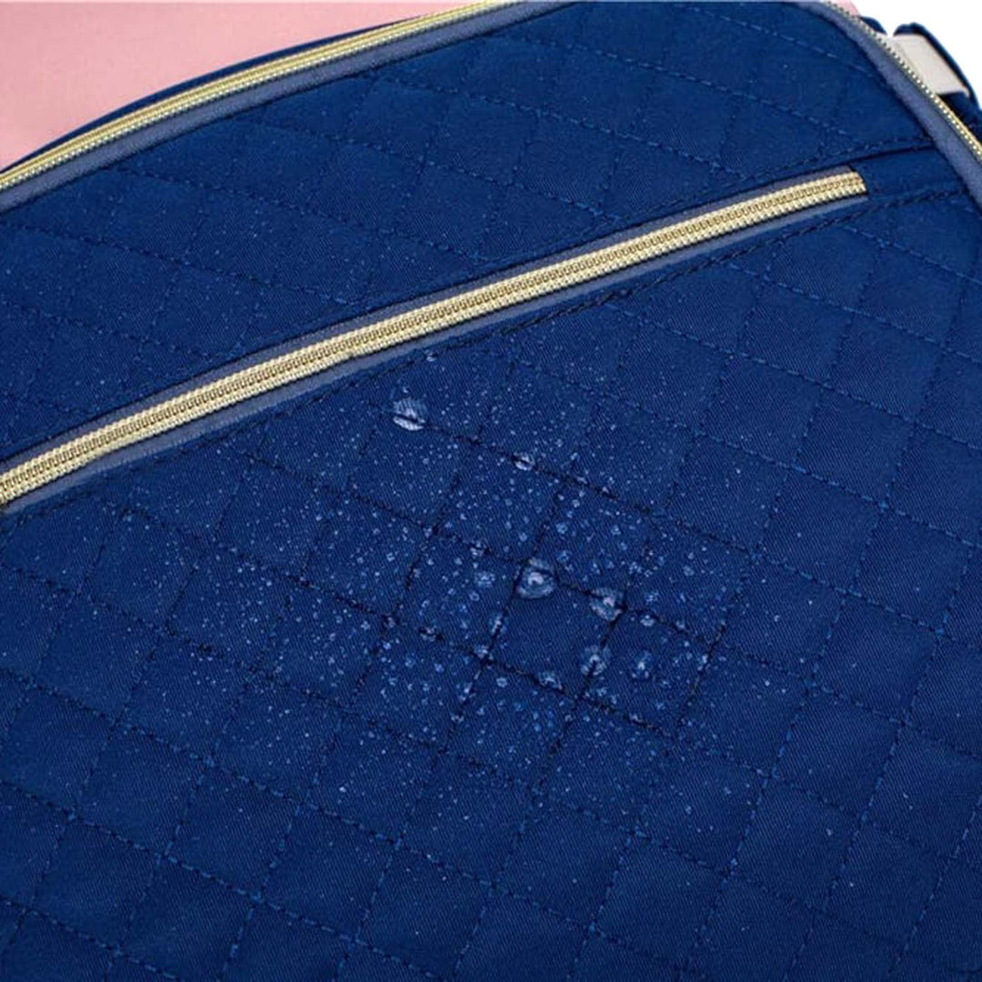 2-in-1 Foldable Diaper Backpack with Expandable Bassinet