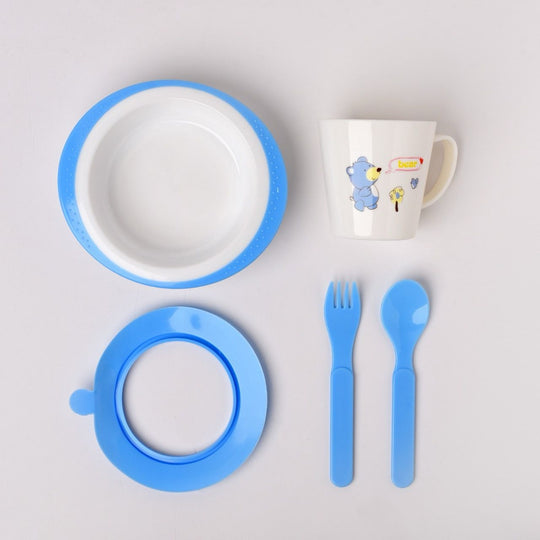 Baby Tableware Feeding Set - 902-blue