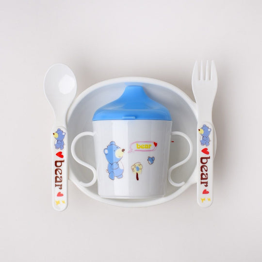 Baby Tableware Feeding Set - 903-blue