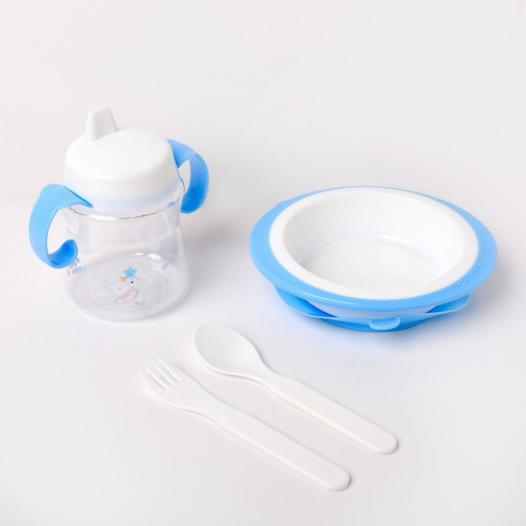 Baby Tableware Feeding Set - 904-blue