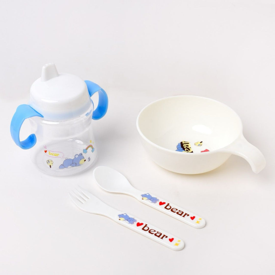 Baby Tableware Feeding Set - 906-blue