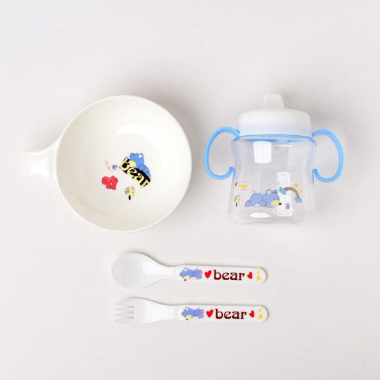 Baby Tableware Feeding Set - 906-blue