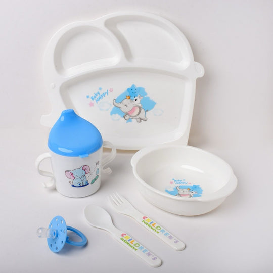 Baby Tableware Feeding Set - 911-blue