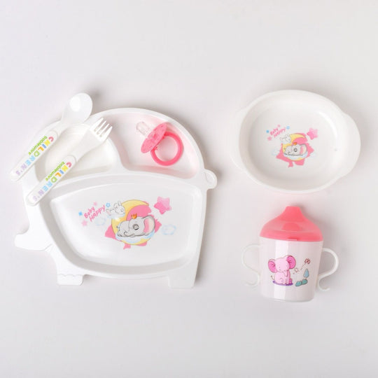 Baby Tableware Feeding Set - 911-pink