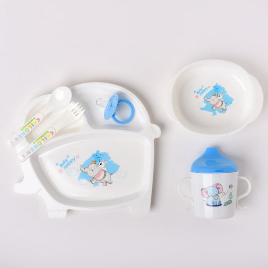 Baby Tableware Feeding Set - 911-blue