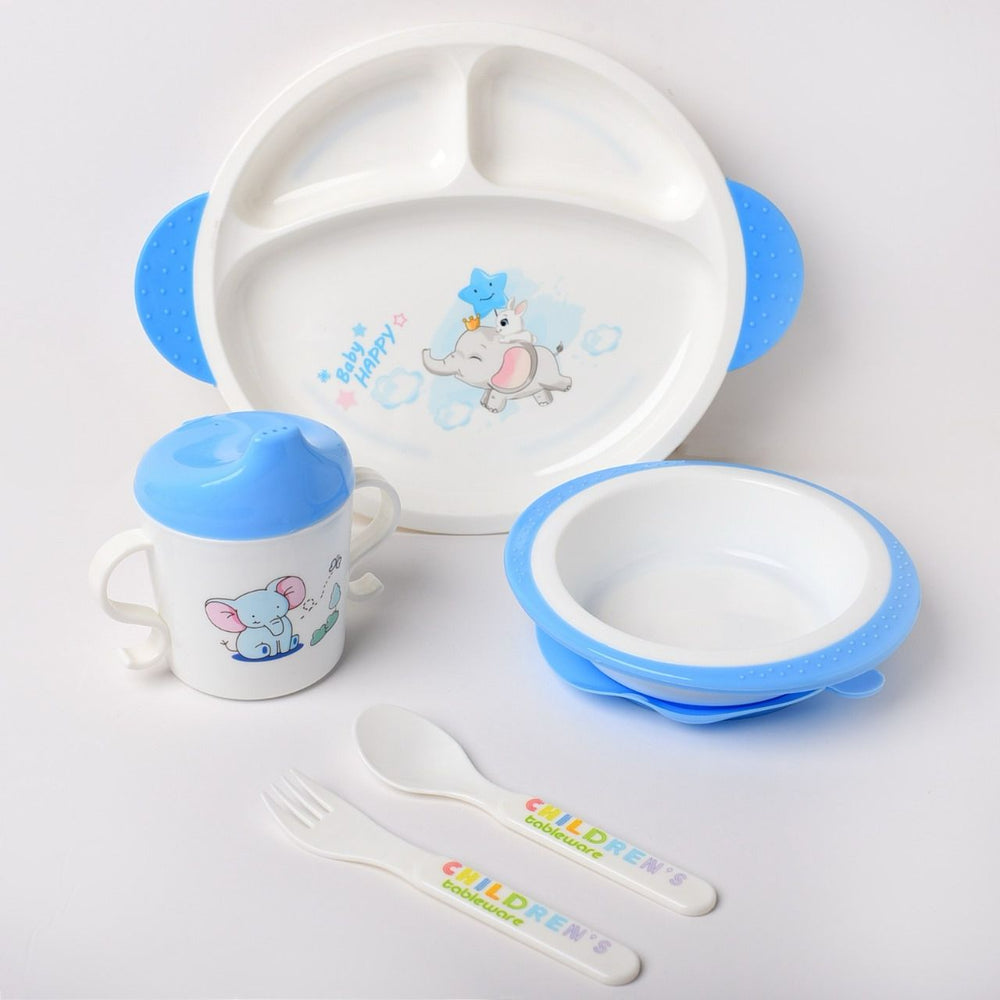 Baby Tableware Feeding Set - 912-blue