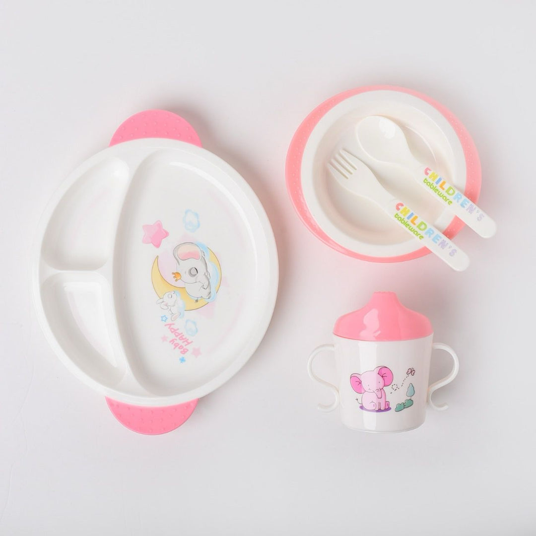 Baby Tableware Feeding Set - 912-pink