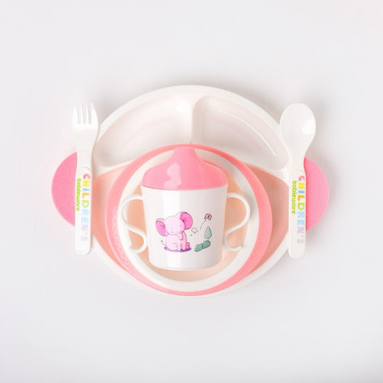 Baby Tableware Feeding Set - 912-pink