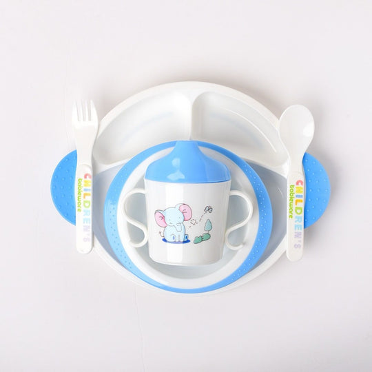 Baby Tableware Feeding Set - 912-blue