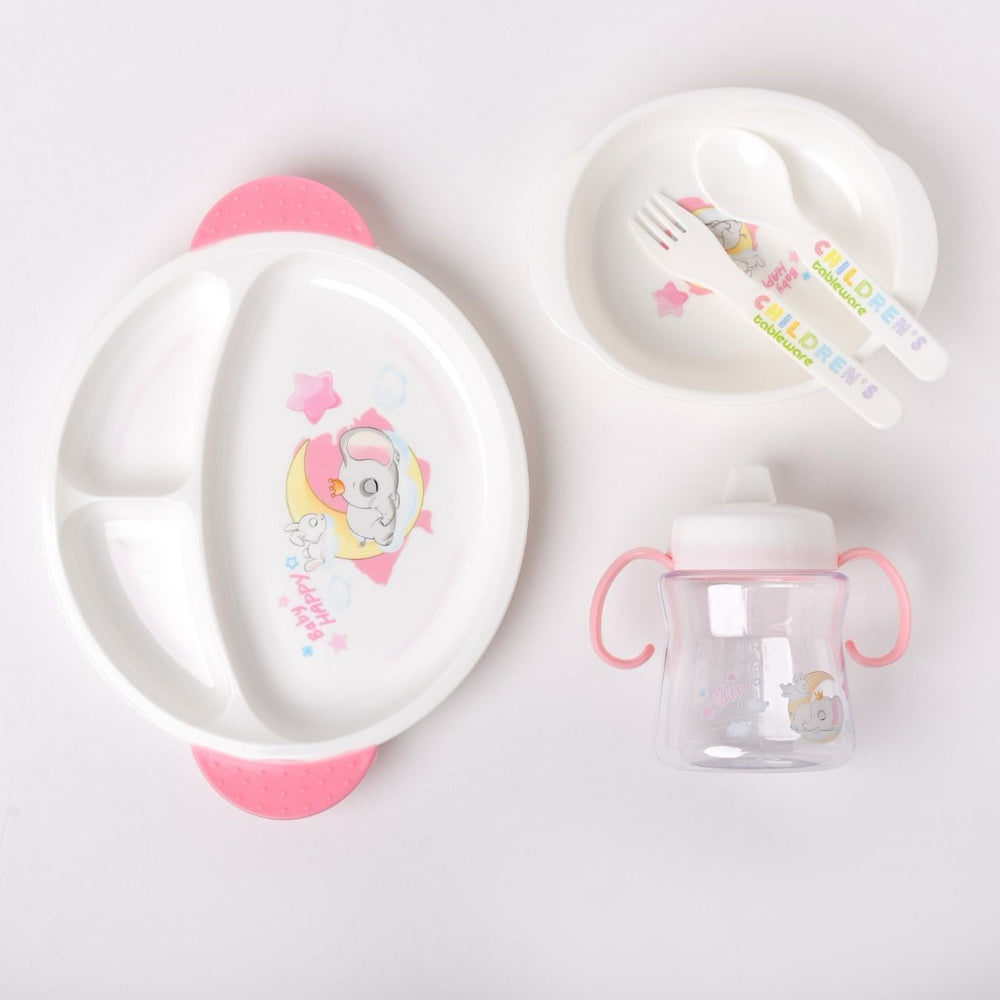 Baby Tableware Feeding Set - 913-pink