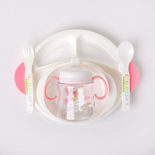 Baby Tableware Feeding Set - 913-pink