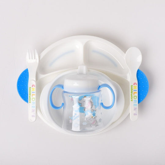 Baby Tableware Feeding Set - 913-blue