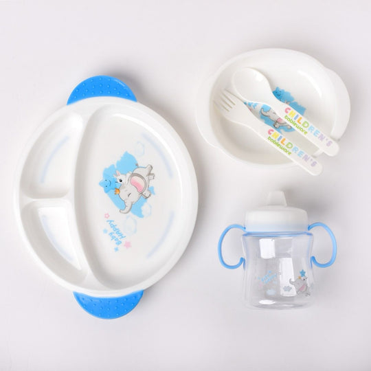 Baby Tableware Feeding Set - 913-blue