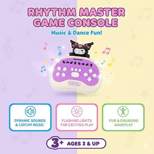 Console Dance Game With Light & Music For Kids