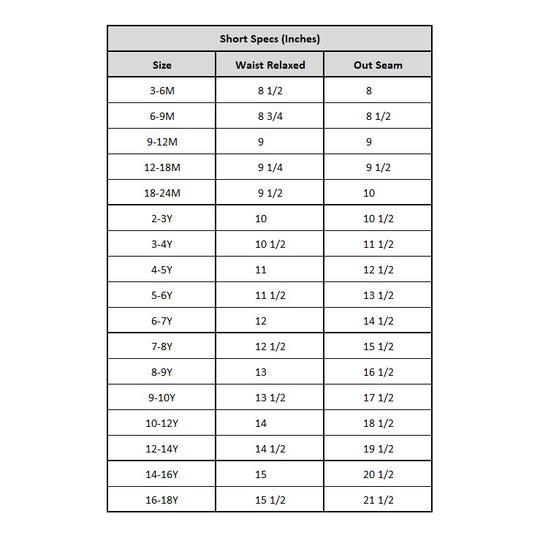 Infant Girls Denim rigid SHORT STITCH-Mid Blue