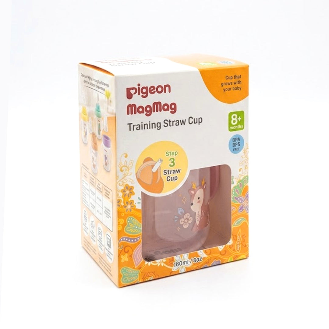 MAGMAG TRAINING STRAW CUP 180ML DEER