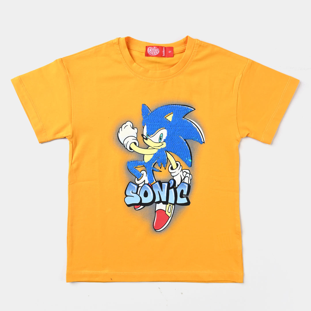 Boys Lycra Jersey T-Shirt Character-Citrus