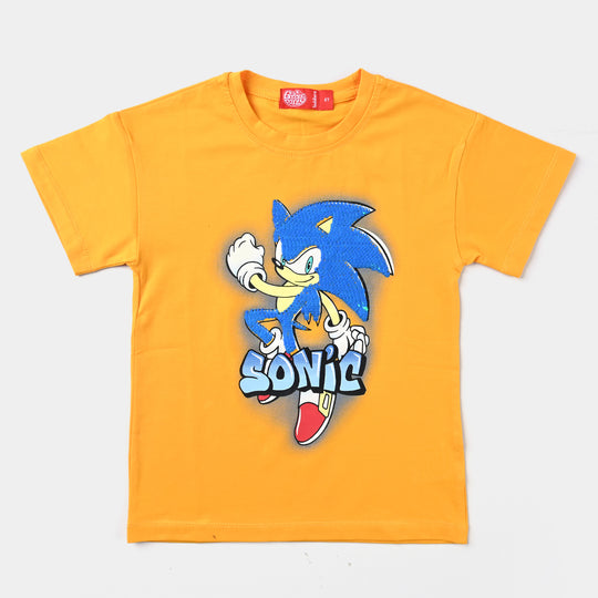 Boys Lycra Jersey T-Shirt Character-Citrus