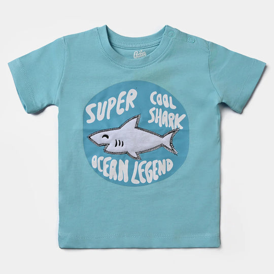 Infant Boys Cotton Jersey T-Shirt Super Cool Shark-T. Breeze