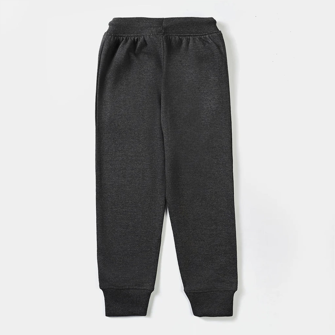 Boys Cotton Terry Pyjama Basic-D.Grey