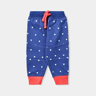 Infant Boys Cotton Terry Sleeping Pyjama Stars-N.Peony