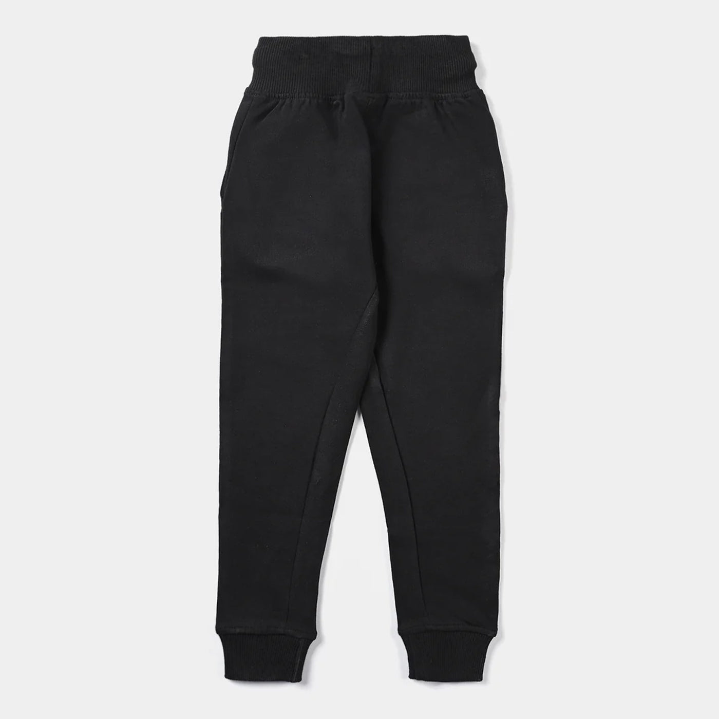 Boys Cotton Terry  Pyjama Basic Black-Jet Black