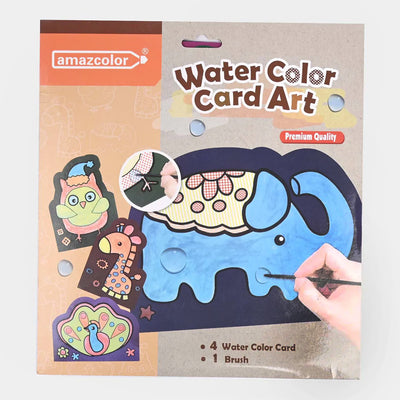 Water Color Card Art For Kids