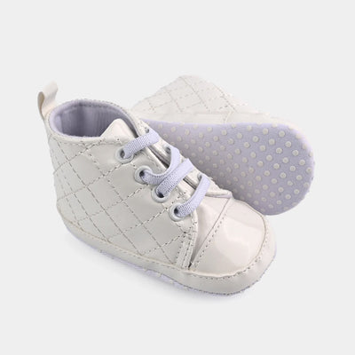 Baby Girls Shoes E129-White