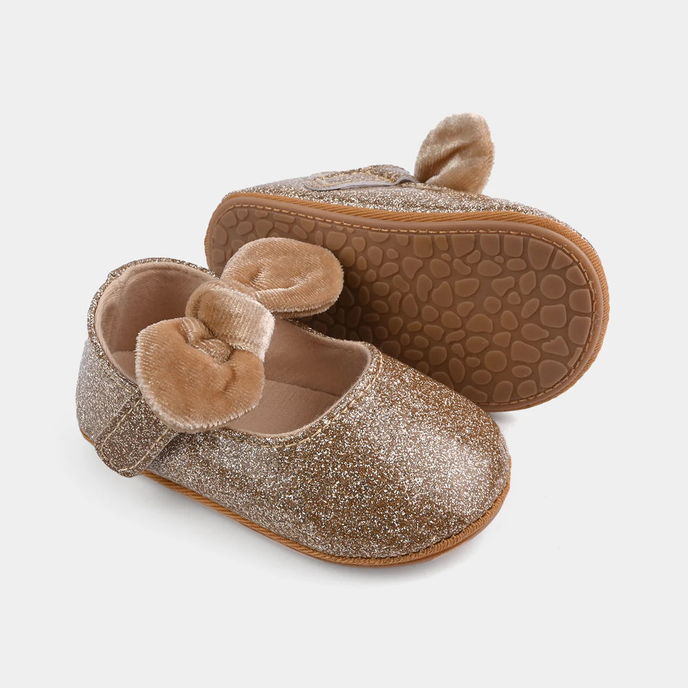 Baby Girls Shoes C-842-Gold