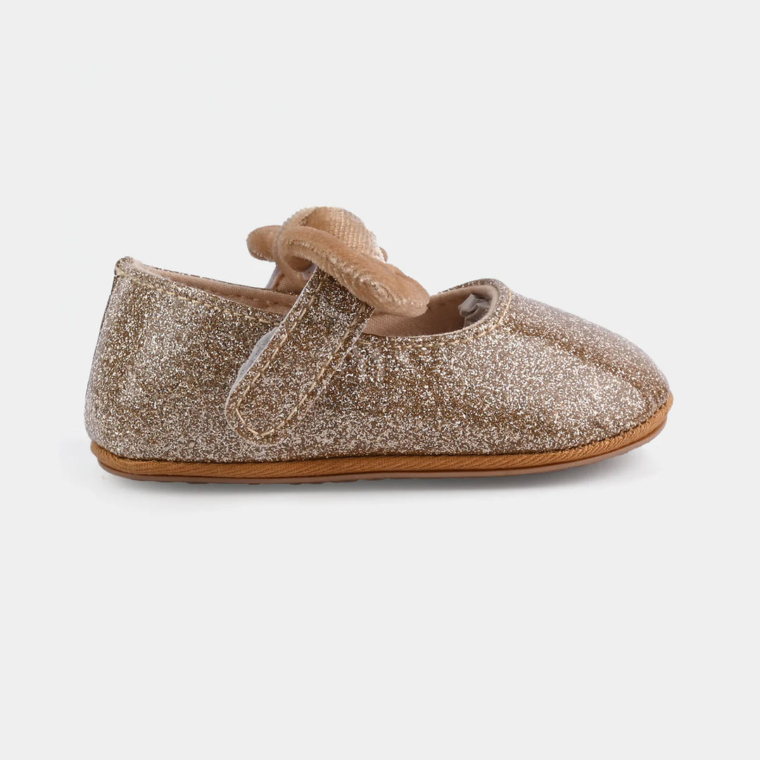 Baby Girls Shoes C-842-Gold