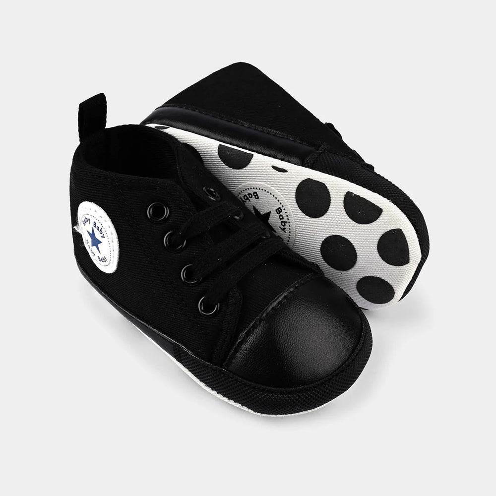 Baby Boy Shoes H75-BLACK