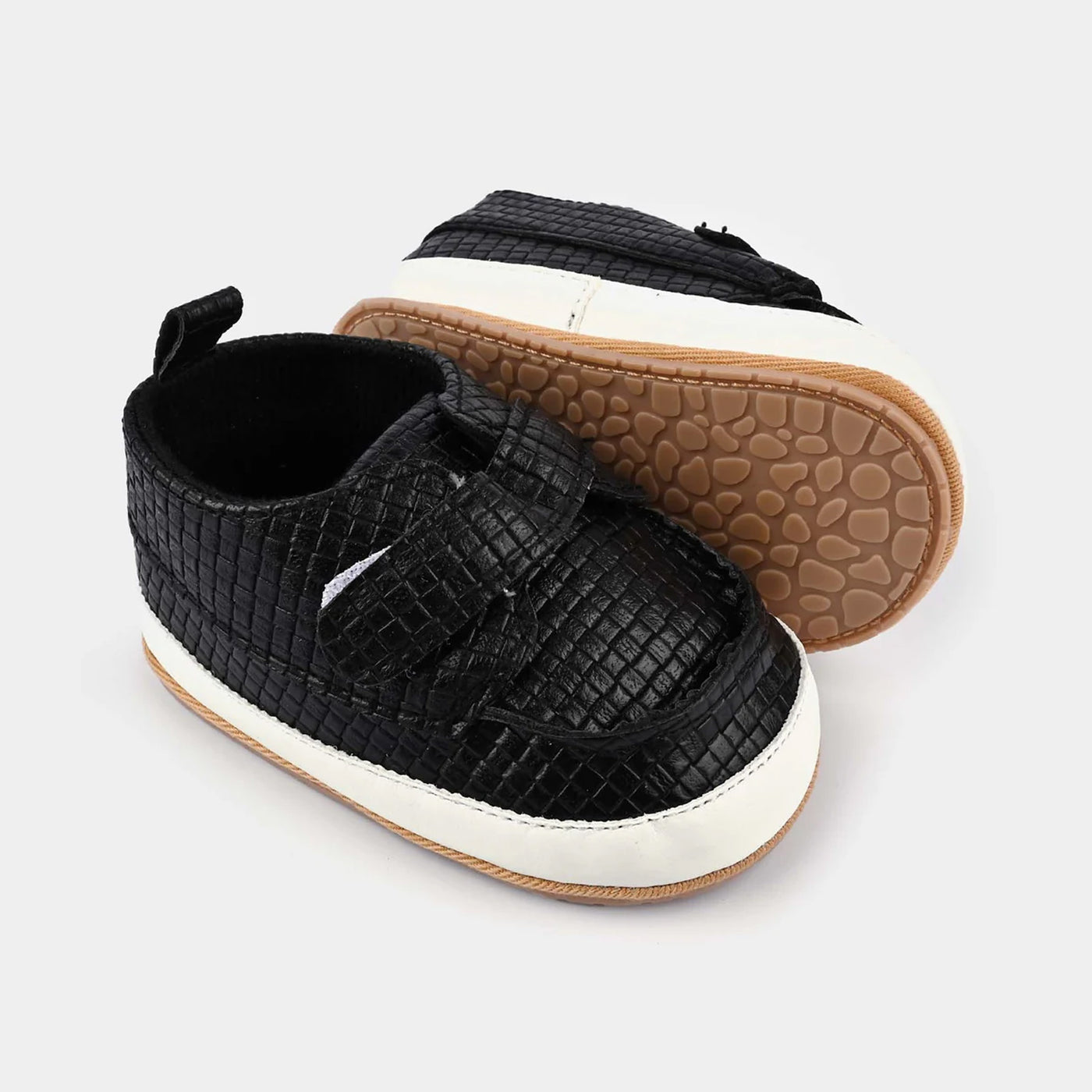 Baby Boy Shoes E125-BLACK