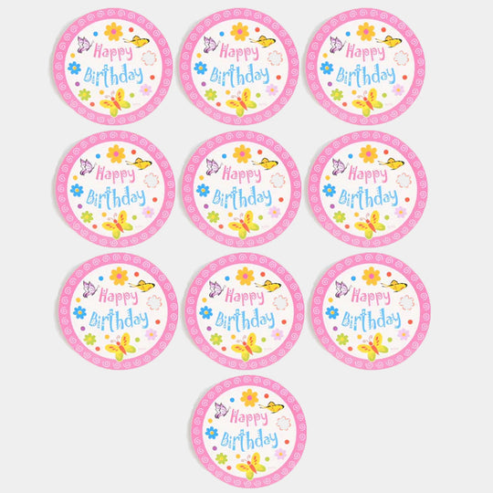 Elegant Happy Birthday Plates