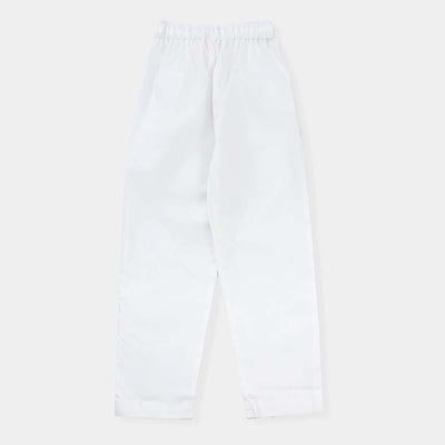 Boys Poly Viscose Eastern Pyjama-White