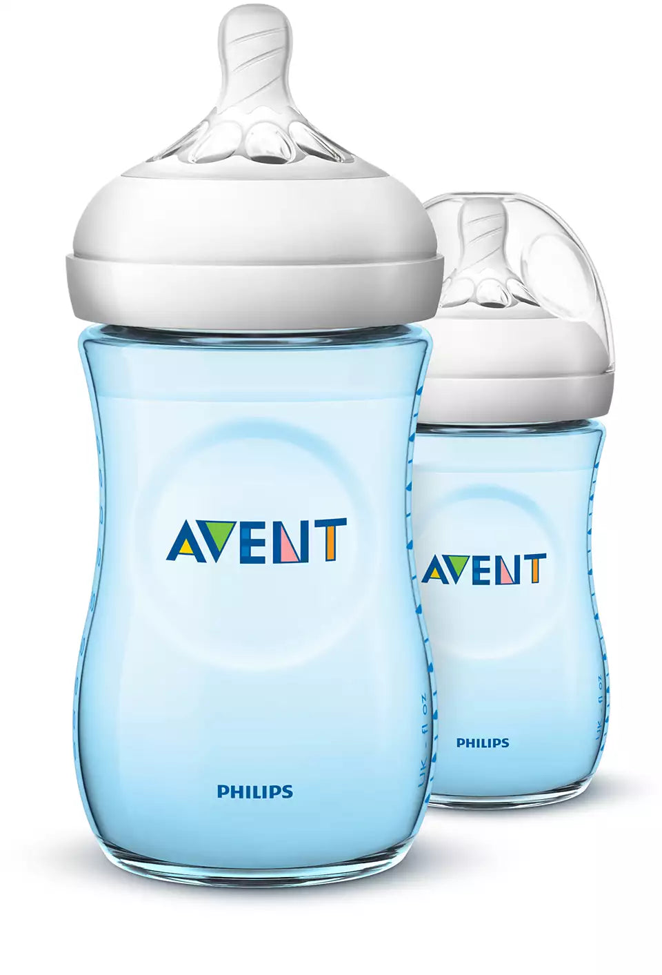 Philips Avent Natural II PP 260ML Bottle PK2 (Blue) - (SCF695/23)