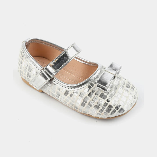 Girls Pumps 80-47-SILVER