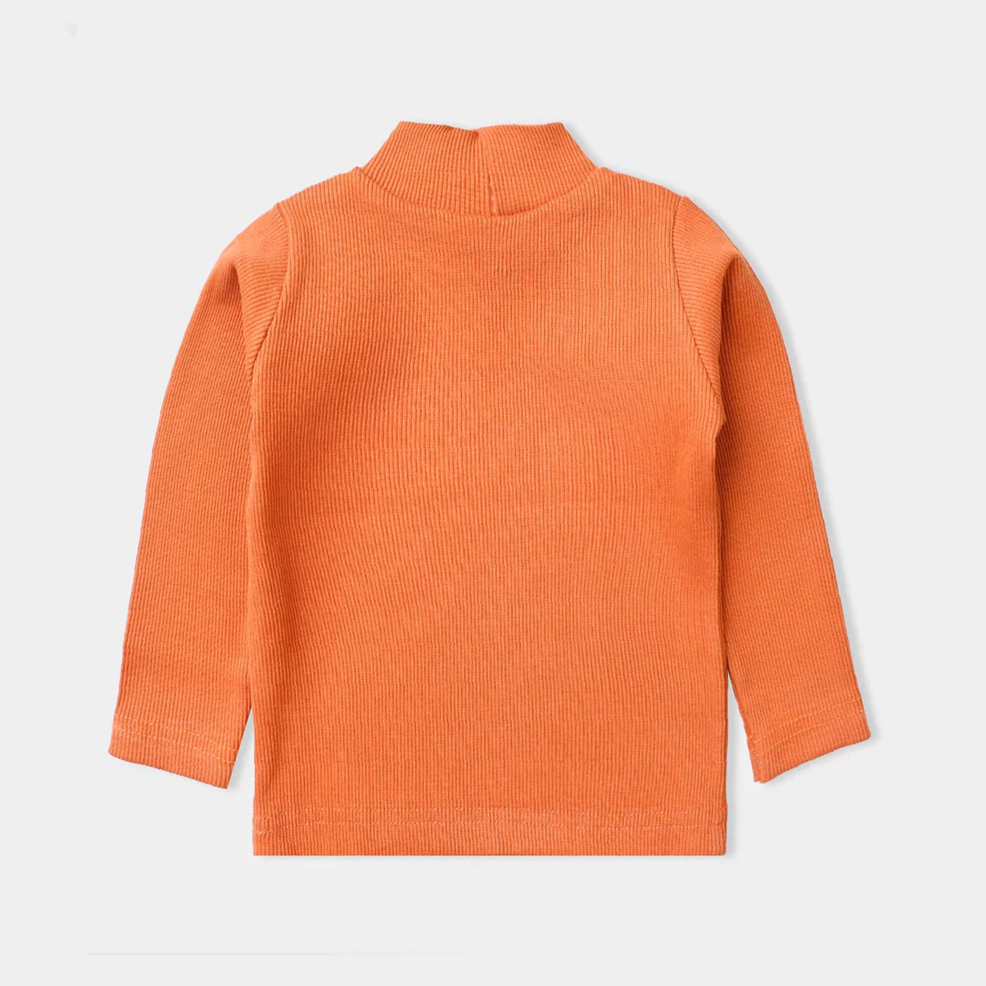 Infant Unisex Thermal Turtle Neck-Orange