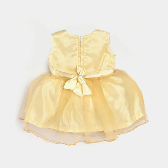 Infant Girl Poly Satin Fancy Frock