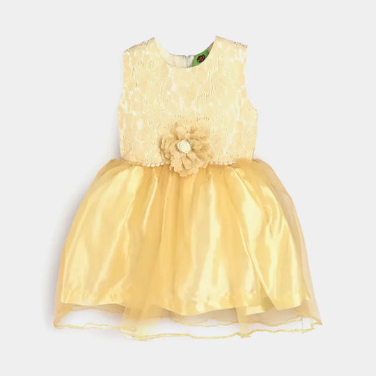 Infant Girl Poly Satin Fancy Frock