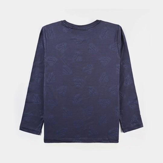 Boys Cotton Jersey T-Shirt Character -NAVY