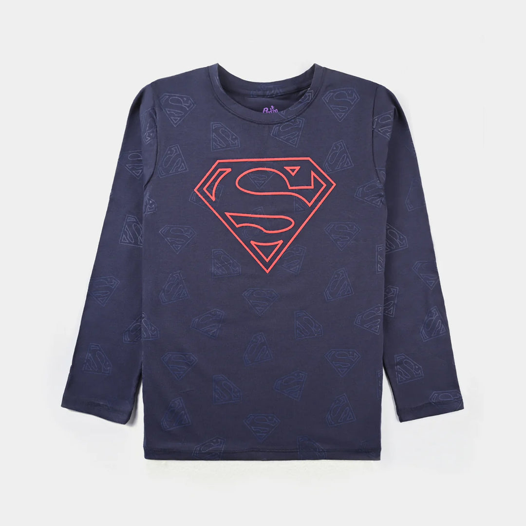 Boys Cotton Jersey T-Shirt Character -NAVY