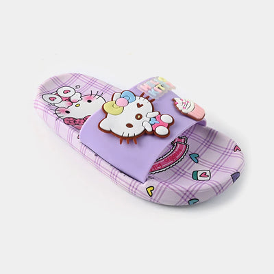 Girls Slippers DF-204-Purple