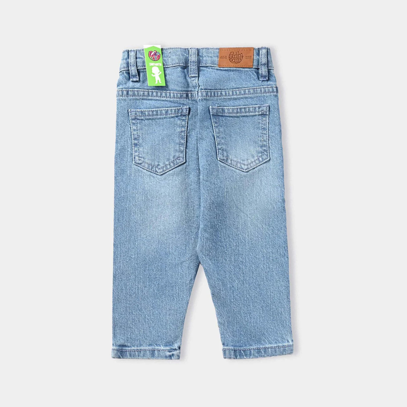 Infant Boys Denim Stretch Denim Pant Basic-LIGHT BLUE