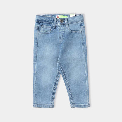 Infant Boys Denim Stretch Denim Pant Basic-LIGHT BLUE