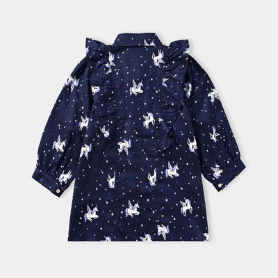 Girls PC Casual Top Teaberries-Navy Blue