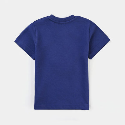 Infant Girls Cotton Jersey T-Shirt Perfect-Navy Blue